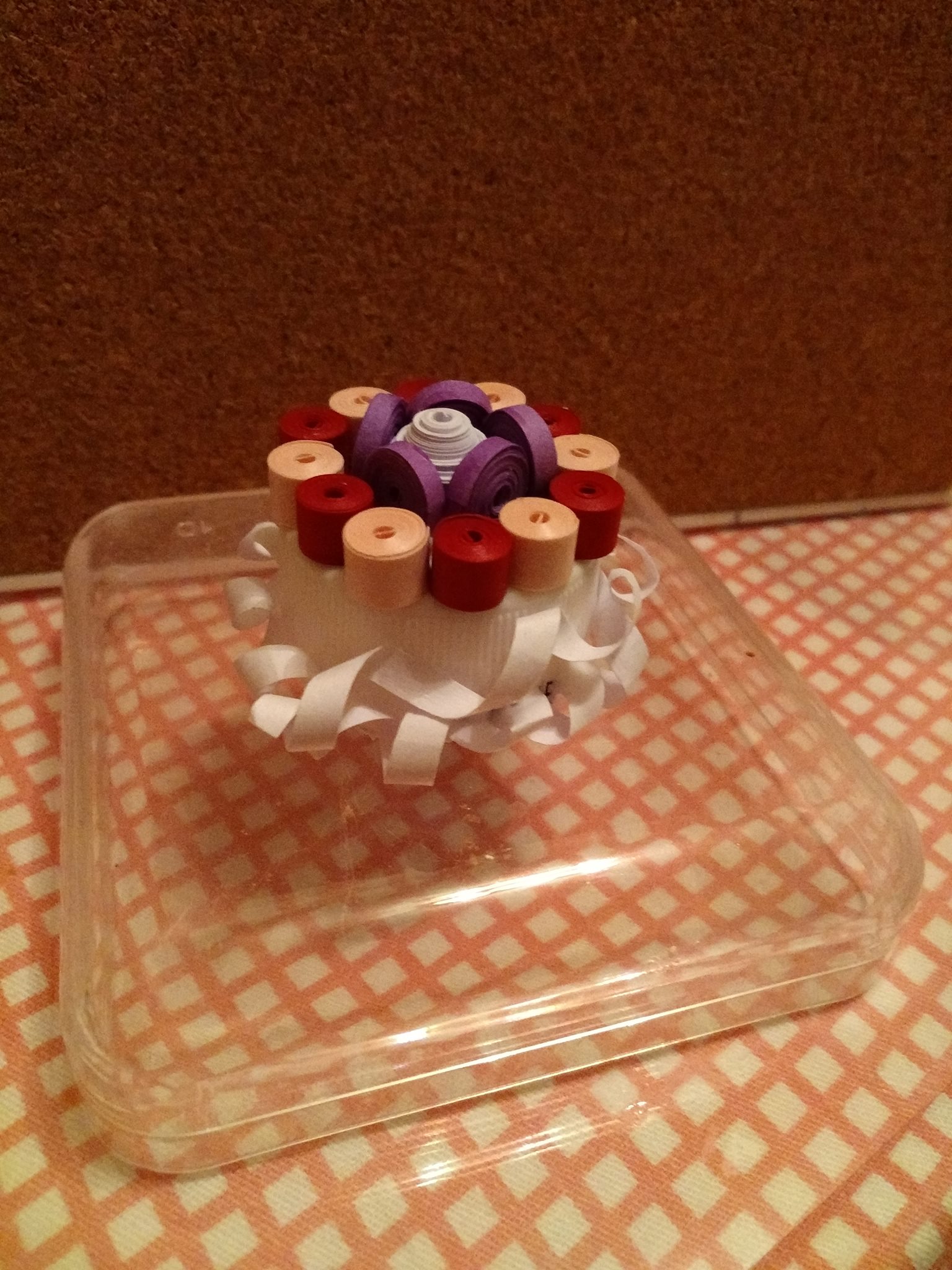 DIY paper cake making VII
